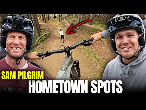 VISITING SAM PILGRIM TO RIDE HIS LOCAL MTB SPOTS!