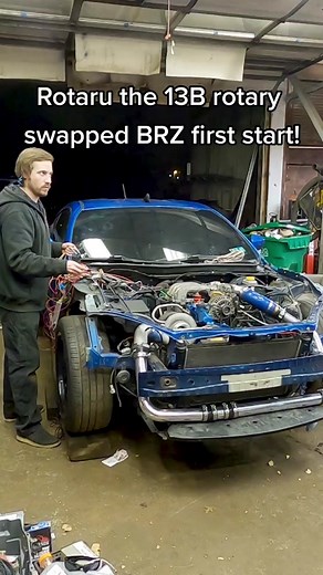 Rotaru 13B Rotary Swapped BRZ First Drive