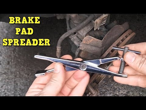 Resetting a Brake Caliper Piston - Pad Spreader Tool