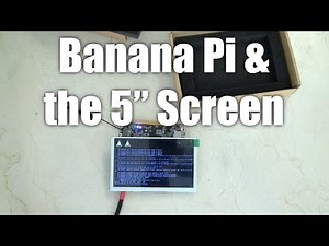 BananaPi: 5" Screen install (way easier than I thought it would be)