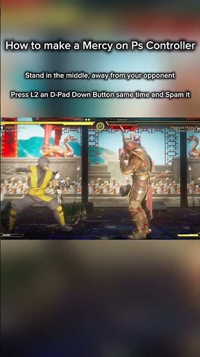 Make a Mercy at Mortal Kombat11 with Ps Controller 🎮#mk11#mercy#tipps#mortalkombat#game#playsation