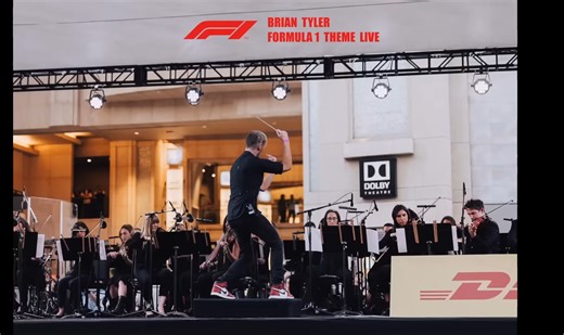 【4K Live】F1主题曲 Formula 1 Theme Live in LA (OFFICIAL F1) - Brian Tyler