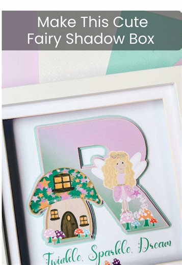 Make this cute fairy shadow box in Cricut Design Space with me, download the free alphabet from Extraordinary Chaos. 1️⃣ Upload your fairy letter into Cricut Design Space 🖥️ 2️⃣ Resize to fit your shadow box frame 📏 3️⃣ Add Offset to create your first cardstock layer 🌸 4️⃣ Add another Offset for the shadow layer ✨ 5️⃣ Print & Cut your fairy design 🖨️✂️ 6️⃣ Cut cardstock layers in your chosen colours 🌈 7️⃣ Stick layers together & use foam pads for 3D depth 🍄 8️⃣ Pop into your frame and admi