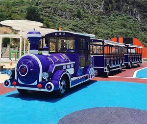 [Hot Item] Lithium Iron Phosphate Battery Powered 50 Seats Trackless Electric Ride on Train