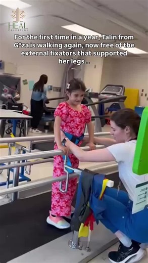 Talin from Gaza was brought to the U.S. for medical treatment alongside her brother Elias, who also lost a leg in a bombing. It is our honor to care for Talin and Elias as they continue their road to healing.