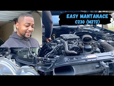 Mercedes C230 Preventative Maintenance (Crankcase Vent Valve + Cam Plugs)