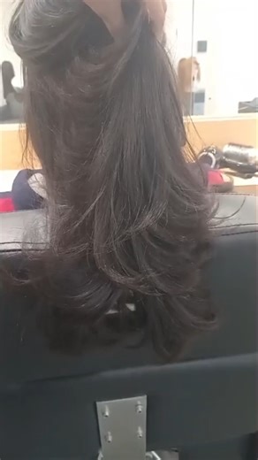 soft seamless butterfly layers for a fuller flowing finish #layerup #ButterflyHaircut #shots