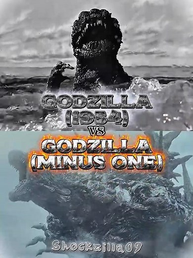 Godzilla (Minus One) vs Godzilla (1954) |#godzillaminusone #godzilla1954 #shorts #1v1edit #godzilla