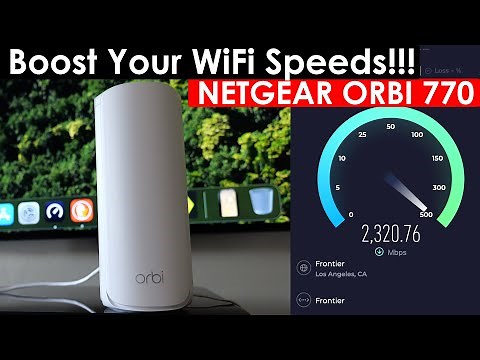 WiFi 7 NETGEAR ORBI 770: Speed Tests You Won't Believe (Wireless Backhaul)
