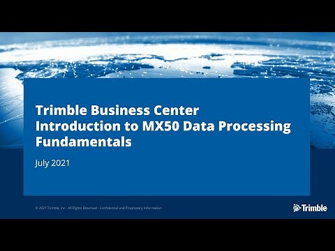 TBC Workflows for MX50 Introduction to Data Processing