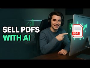 How To Start Selling PDFs Online Using ChatGPT (Beginner Friendly)