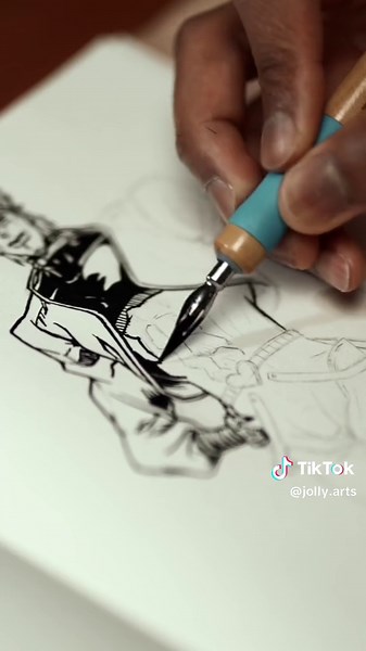 JoJo ASMR Drawing Dio Brando: Satisfying Manga Art