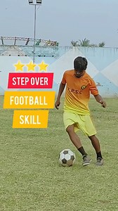 Step over football skill tutorial ⚽🥵❤️ #football #skills #trending #viral #explore #video #like #reels #instagram #soccer | Sonu Rajbhar