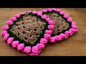 How To Crochet A Mug Coaster Quick & Easy