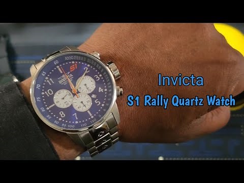 Invicta S1 Rally Quartz Watch with Helmet Case Unboxing and Impressions