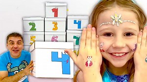 Watch me and dad learning numbers! Join us for wonderful fun and learning time! | Like Nastya