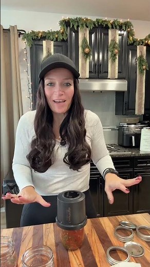 A quick way to vacuum-seal mason jars for freshness and storage