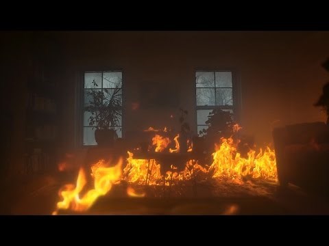 Interview - Living Room on Fire (VFX in 4K)