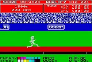 5.2K views · 241 reactions | The original keyboard breaker! ⌨️  Daley Thompson's Decathlon on Sinclair ZX Spectrum | Funstock | Facebook