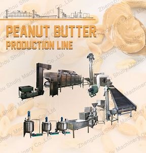 [Hot Item] Full Automatic Industrial Peanut Butter Making Machine Peanut Butter Processing Line