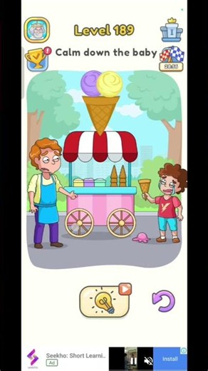 calm down the baby dop 5 game level 189#shorts