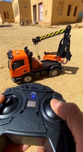 Remote Control Crane Truck 🚚🏗️ Unboxing & Brick Lift Test 🧱🔥