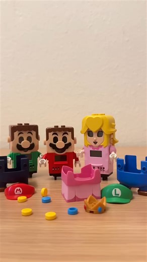 Super Doddy Bros on Instagram: "Build Lego Mario, Luigi & Princess Peach #lego #viral #shorts #mario"