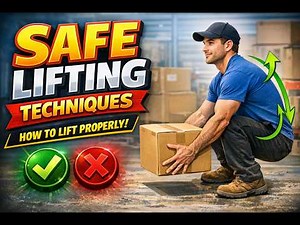 How to Safe Lifting Techniques — Demonstration