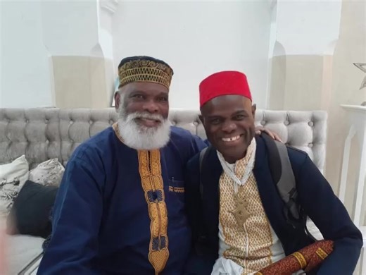 Baba-C & Usifu Jalloh Singing James Brown courtesy Bianca