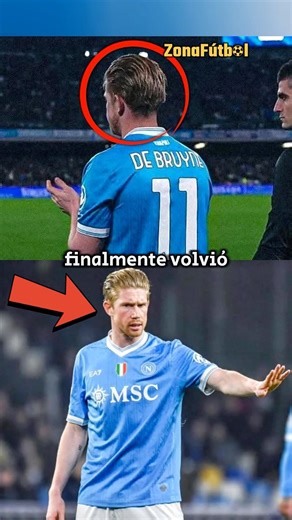 De Bruyne returned after 132 days and immediately began tearing defenders apart. 🥹