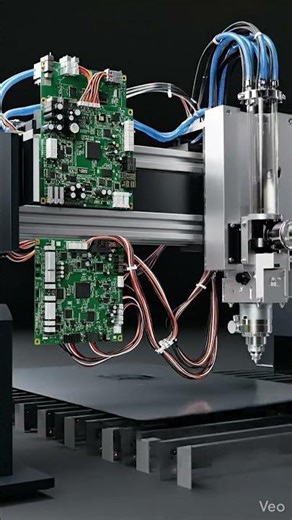 Laser Cutting Machine in Action 🔥 Mind-Blowing Precision! #shorts #robotics