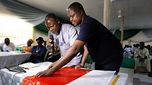 Nigeria elections: Main opposition rejects initial vote results