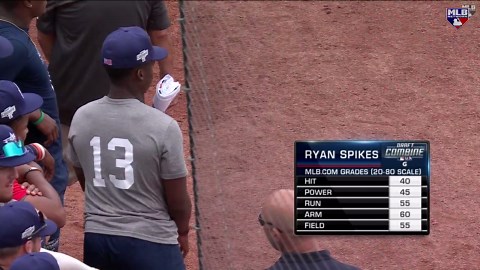 Shortstop drills at Draft Combine