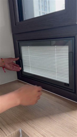 Single Glass Magnetic Blinds Install 🍽️ #SoftFurnishings #Blinds #SingleGlassMagneticBlinds