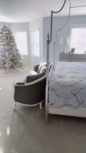 7.5' Rushmore Flock Artificial Christmas Tree Unlit