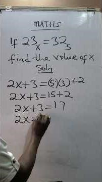 Solving number bases