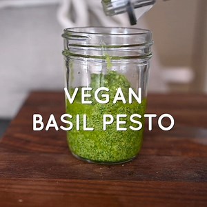 Recipe: https://rainbowplantlife.com/classic-vegan-basil-pesto/ This classic basil pesto couldn’t be simpler and adds flavor to any meal. Use it as a pasta sauce, sandwich spread, turn it into a salad dressing, or dollop over roasted vegetables or grain bowls. If you’re planning to serve the pesto later and/or keep leftovers for several days, blanching the basil can help preserve its green color for longer by slowing down the browning. | Rainbow Plant Life