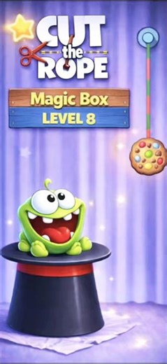 🎩 Cut the Rope — Magic Box | Level 8 🍬