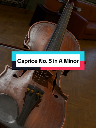 Solo Violin Caprice No. 5 in A Minor #violin #paganini #paganinicaprice #classicalmusic #fyp