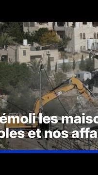 Des bulldozers israéliens ont démoli un immeuble résidentiel palestinien à Jérusalem-Est ce lundi