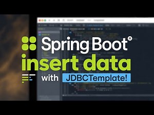 Effortlessly Insert Data into Your Database with JdbcTemplate and Spring Boot | Spring Boot Tutorial