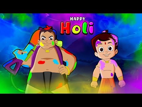 Chhota Bheem VS Kalia - Holi Challenge | Cartoons for Kids | Special Videos for Kids