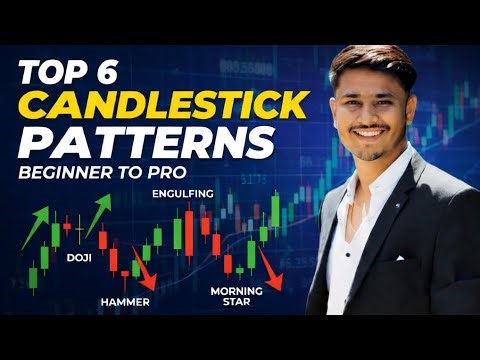 TOP 6 CANDELSTICK PATTERNS USED IN INDIAN AND FOREX MARKET #goldlivetradingforex #bitcoininvestment