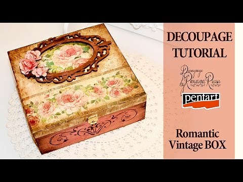 DECOUPAGE TUTORIAL Vintage Box