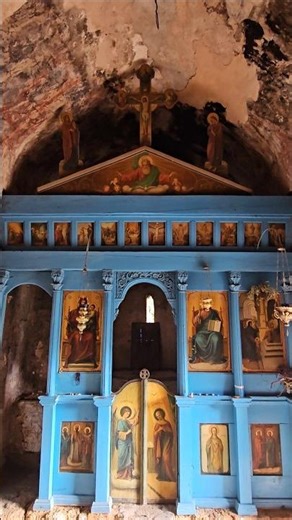 An old church of Ss. Cyricus and Julitta, Lissos, Crete 🇬🇷