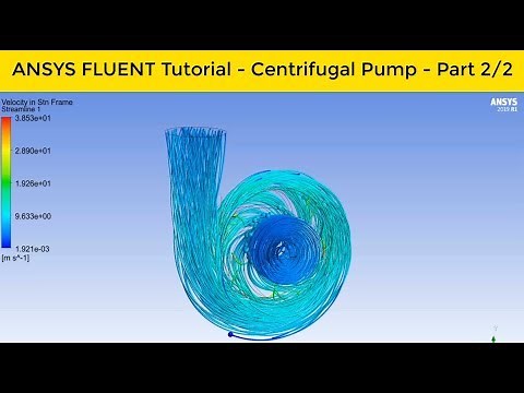 ✅ ANSYS FLUENT Tutorial - Centrifugal Pump - Part 2/2
