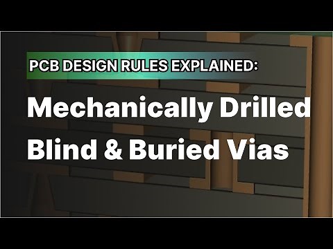 Mechanically Drilled Blind & Buried Vias: PCB Design Rules Explained