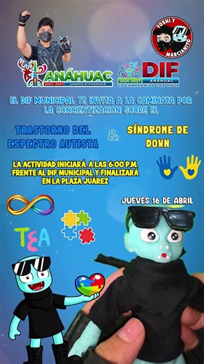 Gran EVENTO en apoyo al Autismo 🩵 y síndrome de Down 💛 #anahuac #nuevoleón #autismo #sindromededown