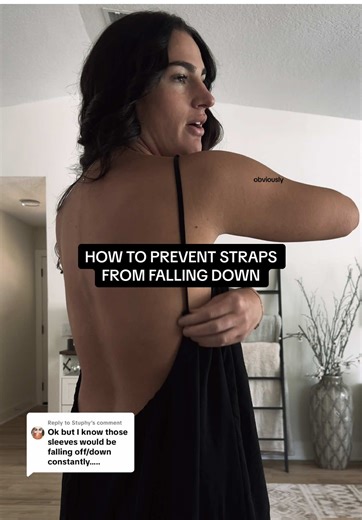 How to Prevent Dress Straps from Falling Down