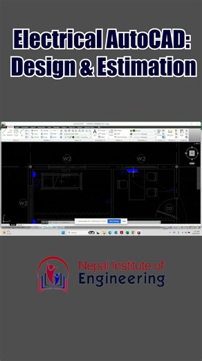 Consideration of Power Socket in Building Electrification Design in AutoCAD.